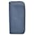 Louis Vuitton Zippy Wallet Cuir Bleu Marine  ref.1023957