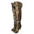 Giuseppe Zanotti Over-the-Knee Boots / golden python boots  37  ref.1023958