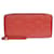 Louis Vuitton Zippy Wallet Cuir Rouge  ref.1023968