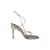 Sergio Rossi Strappy Heels Silvery Leather  ref.1024002