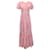 Autre Marque Love Shack Fancy Royal Pink Berry Vinnie Dress Cotton  ref.1024032