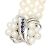 Tasaki 14K Gold 3-Braccialetto di perle - vista 2