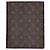 Organizer Louis Vuitton Monogram Folder Document Holder in Brown Coated Canvas