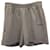 Balenciaga Curly Fleece Logo Sweatshorts aus beiger Baumwolle  ref.1024494