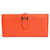 Béarn Hermès Bearn Orange Leather  ref.1024594