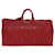 Louis Vuitton Keepall 55 Rot Leder  ref.1024596
