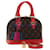 LOUIS VUITTON Monogram Totem Alma BB Hand Bag Red M41659 LV Auth 49551a Cloth  ref.1024875