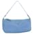Bolsa de acessórios PRADA Nylon Azul Claro Aut. 49774  ref.1024876