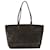 FENDI Zucca Canvas Tote Bag Coated Canvas Brown Black Auth hk766 Cloth  ref.1024966
