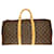 Louis Vuitton Keepall 50 Braun Leinwand  ref.1025097