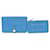 Hermès Dogon Blau Leder  ref.1025104