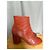 Botines de piel de Maison Martin Margiela Coral - vista 4