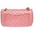 Sac CHANEL Timeless/Classique en Cuir Rose - 101323 - vue 3