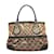 Gucci GG Crystal Handbag 223964 Brown Cloth  ref.1025352