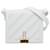 Off White Cremefarbene, weiße Baby-Umhängetasche mit Clip-Clip Leder Kalbähnliches Kalb  ref.1025491
