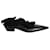 Jil Sander Ruffle-Detail Pointed-Toe Pumps in Black Calfskin Leather Pony-style calfskin  ref.1025591