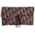 Portefeuille long sur chaîne Dior Oblique Saddle en toile multicolore  ref.1025604