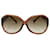 Óculos de sol grandes Louis Vuitton Soupcon em acetato marrom Plástico  ref.1025610