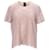 Burberry Lace Top in Pastel Pink Cotton  ref.1025627