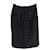 Roland Mouret Printed Skirt in Black Wool  Cotton  ref.1025631