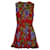 Dolce & Gabbana Ärmelloses Minikleid aus mehrfarbiger Viskose Mehrfarben Zellulosefaser  ref.1025632