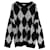 Céline Celine Boxy Surfer Sweater in Black and White Cotton Multiple colors  ref.1025651