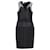 Autre Marque Antonio Berardi Panelled Midi Dress in Black Laine Wool  ref.1025662