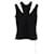 Balenciaga Sleeveless Cutout Top in Black Silk   ref.1025669