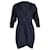 Marc Jacobs Wrap Mini Dress in Navy Blue Cotton  ref.1025670