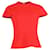 Roland Mouret Moss Crepe Stretch Peplum Top in Red Polyester  ref.1025681
