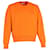 AMI Paris Tonal Ami de Coeur Sweatshirt aus orangefarbener Baumwolle  ref.1025692