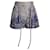 Zimmermann Pantalones cortos luminosos con estampado floral y cintura anudada en lino multicolor  ref.1025698