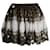 Dolce & Gabbana Leopard-Print Lace Insert Mini Skirt in Multicolor Silk Multiple colors  ref.1025701