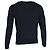 Sandro Paris Lobster Knit Sweater in Navy Blue Wool - view 3