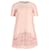 Stella Mc Cartney Vestido recto de encaje de Stella McCartney en algodón rosa  ref.1025722