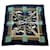 Bufanda Hermès “Perspectiva” Azul marino Seda  ref.1025789