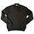 Polo Ralph Lauren schwarzer Baumwollpullover mit V Ausschnitt