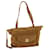 CHANEL Shoulder Bag Suede Brown CC Auth bs6930  ref.1025821