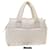 CHANEL Coco Cocoon Hand Bag Patent Leather White CC Auth bs6942  ref.1025841