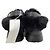 Stella Mc Cartney Schwarze perforierte Trace-Clogs aus Kunstpelz von Stella McCartney - Ansicht 5