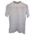 Acne Studios Logo Neck Tshirt in White Cotton  ref.1026225