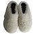 Sabot Marni in shearling con punta tonda in lana bianca Bianco - vista 6