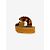 SéZane Brown suede and leather belt with tortoise shell buckle - view 5