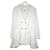 Chanel Paris / Miami Runway Tweed-Mantel Weiß  ref.1026331