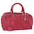 LOEWE Hand Bag Suede Red Auth ep1175  ref.1026354