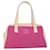 CHANEL Shoulder Bag Tweed Pink CC Auth bs6851 Suede  ref.1026402