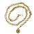 Timeless Chanel Medaillon CC vergoldeter Kettengürtel Vintage 1982 Golden