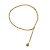 Timeless Chanel Medaillon CC vergoldeter Kettengürtel Vintage 1982 Golden - Ansicht 4