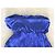 Autre Marque blaues trägerloses Chiffonkleid Größe One oder S-M  (36 BEIM 40) - Ansicht 6