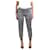 Bella Freud Silver glitter drawstring sweatpants - size S Silvery Rayon  ref.1026533